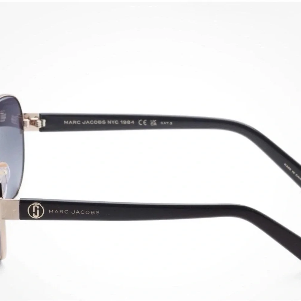 NEW Marc Jacobs Women's Black Gold   Sunglasses MARC699/S RHL-60  Authentic
